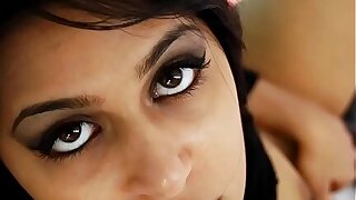 Hot Indian babe Miya Rai gets her wet pussy fucked by big fat cock and creampied